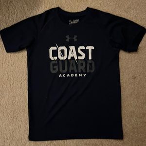 Coast Guard Academy Under Armor boys t shirt M